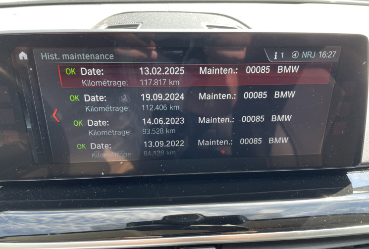 BMW Série 5 525 D 231ch BVA Luxury Line/HUD/Camera/Cuir/Sièges électriques/