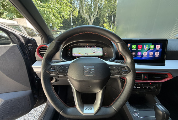 SEAT Ibiza 1.0 TSI 110 DSG7 FR / 2ème Main / Carplay / Cockpit / Keyless / Caméra