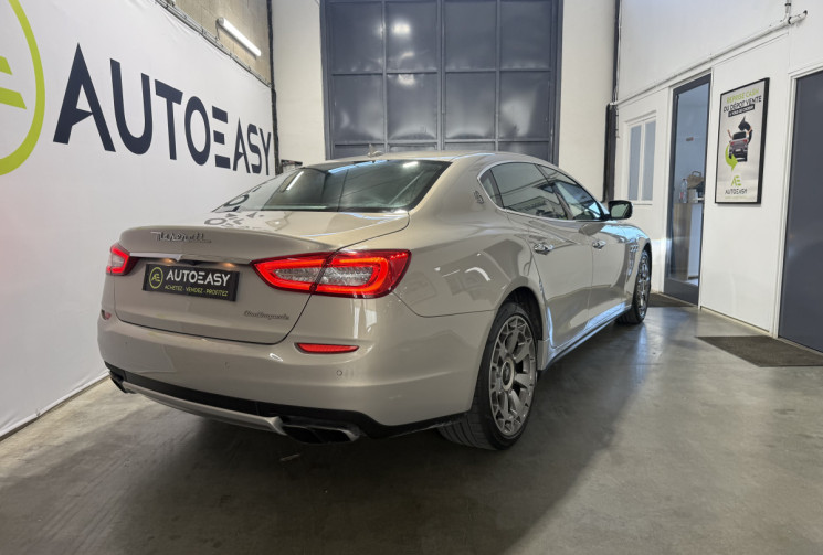 Maserati Quattroporte  3.8 V8 Bi turbo 530 ch GTS Carplay intérieur cuir beige