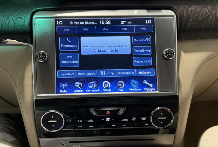 Maserati Quattroporte  3.8 V8 Bi turbo 530 ch GTS Carplay intérieur cuir beige