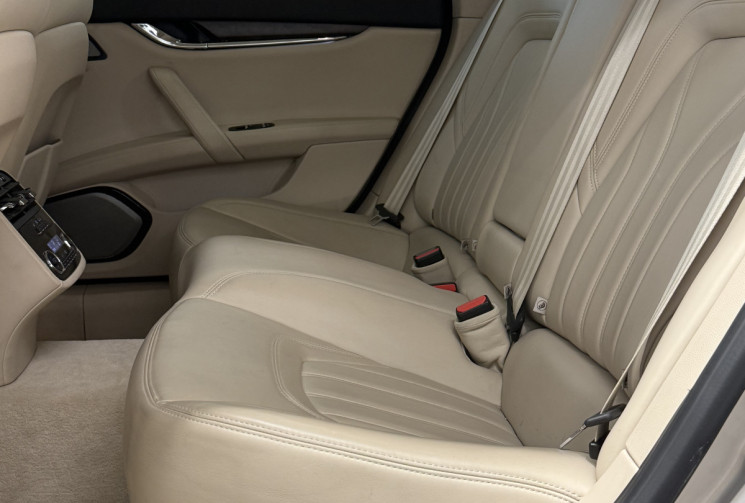 Maserati Quattroporte  3.8 V8 Bi turbo 530 ch GTS Carplay intérieur cuir beige