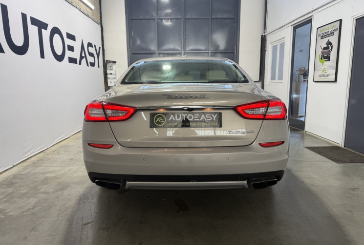 Maserati Quattroporte  3.8 V8 Bi turbo 530 ch GTS Carplay intérieur cuir beige