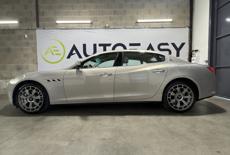 Maserati Quattroporte  3.8 V8 Bi turbo 530 ch GTS Carplay intérieur cuir beige