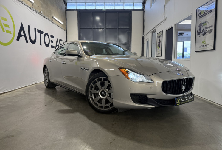 Maserati Quattroporte  3.8 V8 Bi turbo 530 ch GTS Carplay intérieur cuir beige