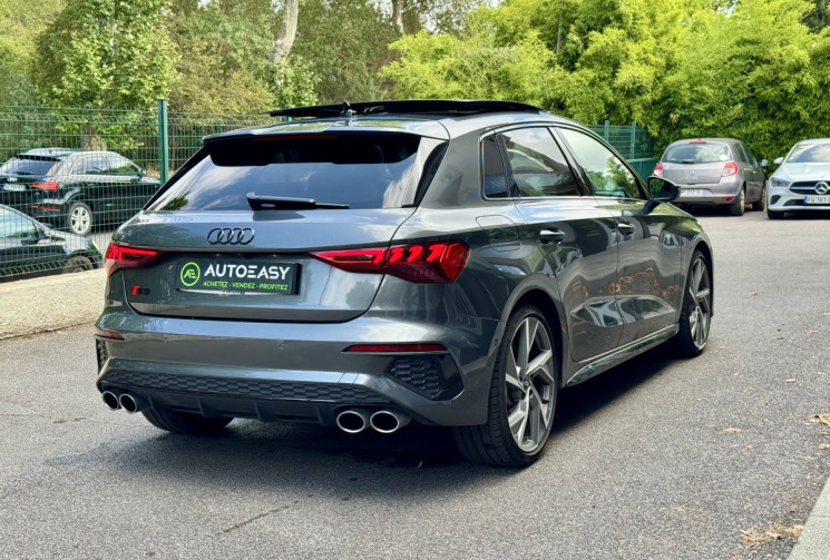 Audi S3 SPORTBACK 8Y 2.0 TFSi Quattro 310 DSG7 / Toit Ouvrant / Matrix / Carplay / B&O / Tete Haute