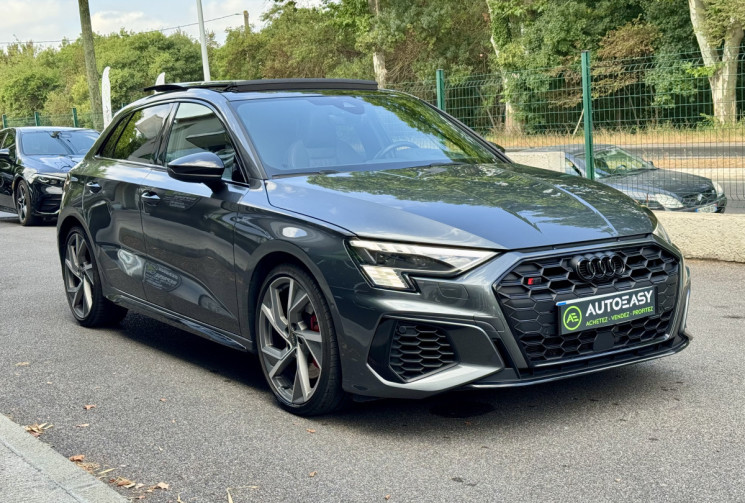 Audi S3 SPORTBACK 8Y 2.0 TFSi Quattro 310 DSG7 / Toit Ouvrant / Matrix / Carplay / B&O / Tete Haute