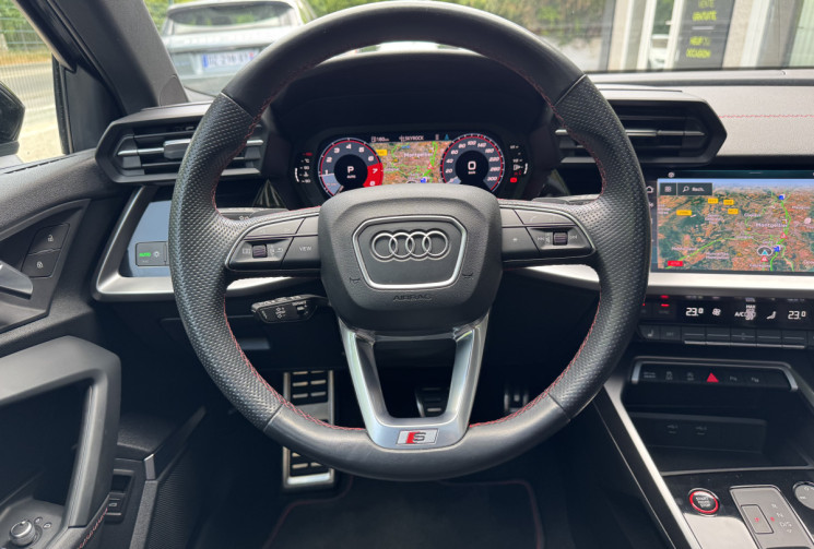 Audi S3 SPORTBACK 8Y 2.0 TFSi Quattro 310 DSG7 / Toit Ouvrant / Matrix / Carplay / B&O / Tete Haute