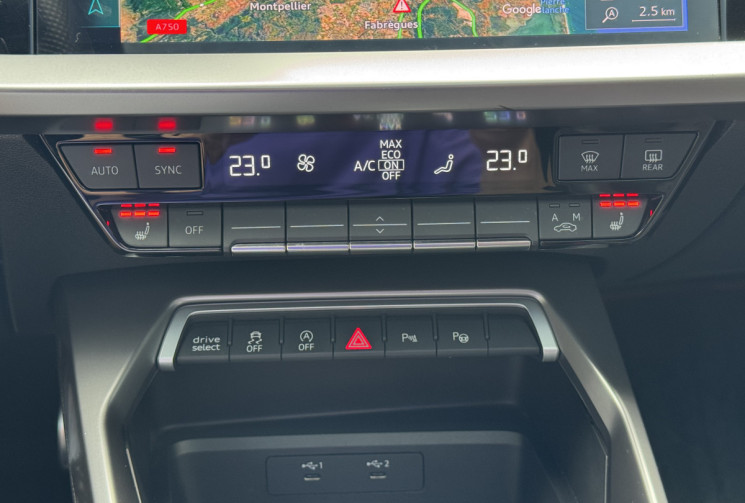 Audi S3 SPORTBACK 8Y 2.0 TFSi Quattro 310 DSG7 / Toit Ouvrant / Matrix / Carplay / B&O / Tete Haute