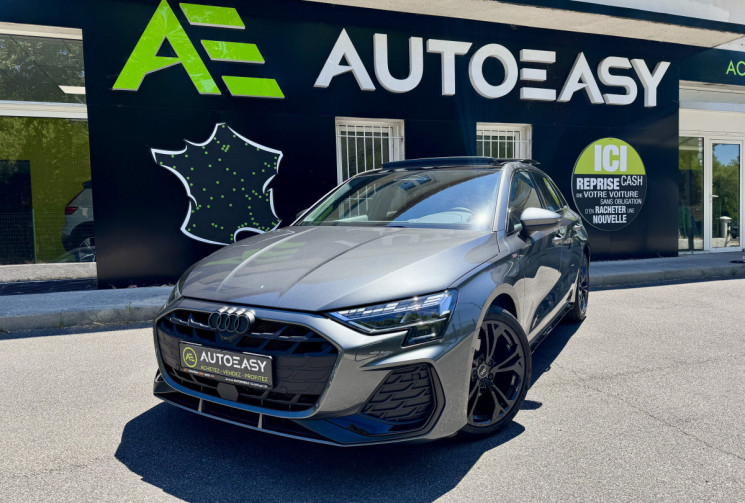 Audi A3 SPORTBACK S-Line 35 TFSi 150 S-Tronic / NEUVE / Toit ouvrant / Sonos / 360° / Garantie 12/27
