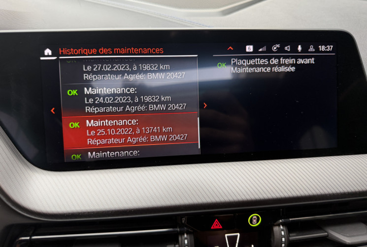 BMW Série 1  M135i xDrive 2.0 i 16V 306 origine France 2em main / carplay / camera / sièges sport 
