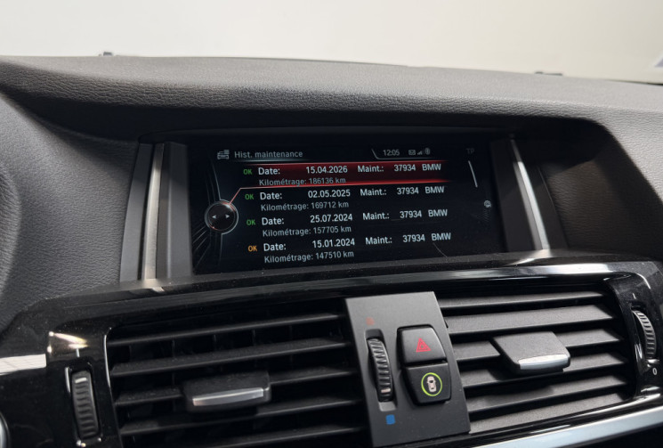 BMW X3 xDrive35dA 313 ch xLine / boite auto / Entretien complet BMW / suivi à jour