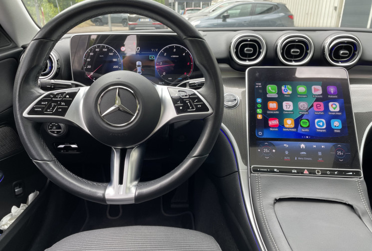 Mercedes Classe C 220 d 197 ch Avantgarde Line/ Caméra 360/HUD/Toit pano