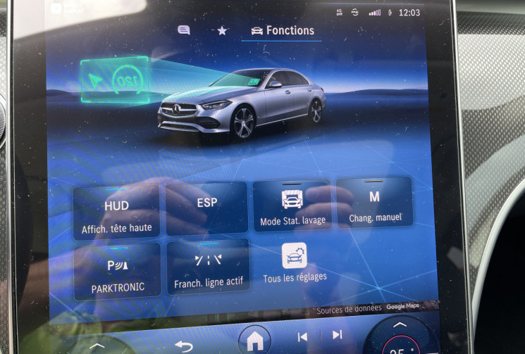 Mercedes Classe C 220 d 197 ch Avantgarde Line/ Caméra 360/HUD/Toit pano