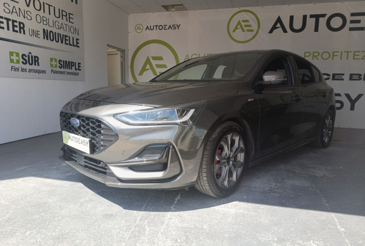 Ford Focus 1.0 ECOBOOST FLEXIFUEL HYBRID 125CV ST LINE DISTRI A CHAINE MOTEUR 1800KMS GARANTIE 2 ANS