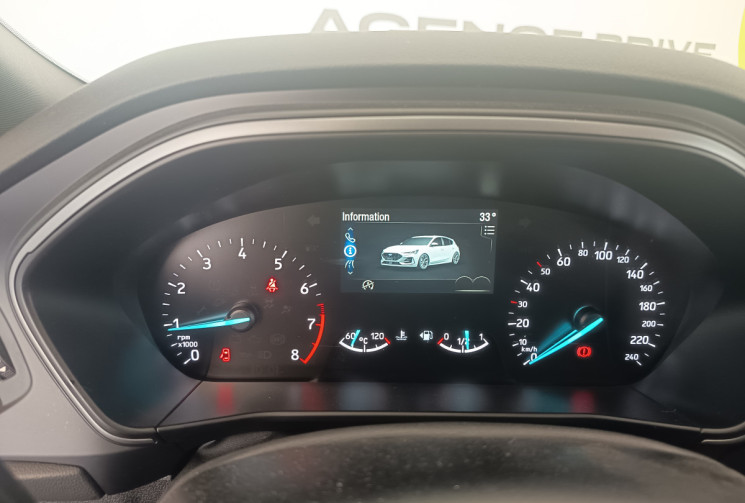 Ford Focus 1.0 ECOBOOST FLEXIFUEL HYBRID 125CV ST LINE DISTRI A CHAINE MOTEUR 1800KMS GARANTIE 2 ANS