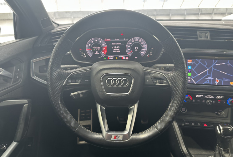 Audi Q3 Sportback 1.5 TFSI 150 S line / Suivi Audi / CarPlay / Sièges chauff. / Caméra / Hayon élec