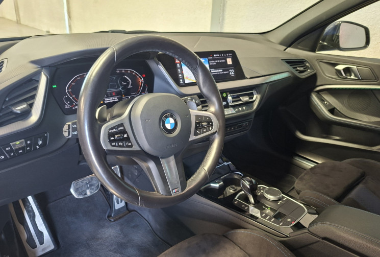 BMW Série 1 118D 150 M Sport DCT7 / TOIT OUVRANT / SIEGE BACQUET / TETE HAUTE / PALETTE / TVA