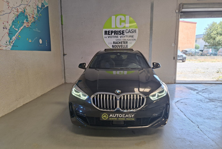 BMW Série 1 118D 150 M Sport DCT7 / TOIT OUVRANT / SIEGE BACQUET / TETE HAUTE / PALETTE / TVA