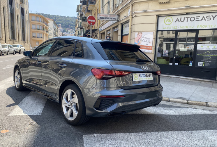Audi A3 SPORTBACK 45 TFSIe 245 S LINE HYBRIDE 38500 kms