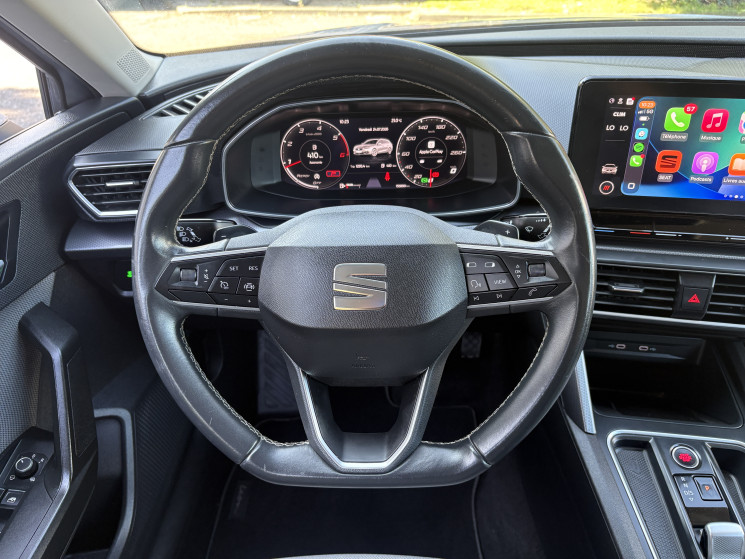 SEAT LEON ST 2.0 TDI 150 ch DSG7 SPORTSTOURER /ENTRETIEN COMPLET SEAT / ATTELAGE ÉLÉCTRIQUE 