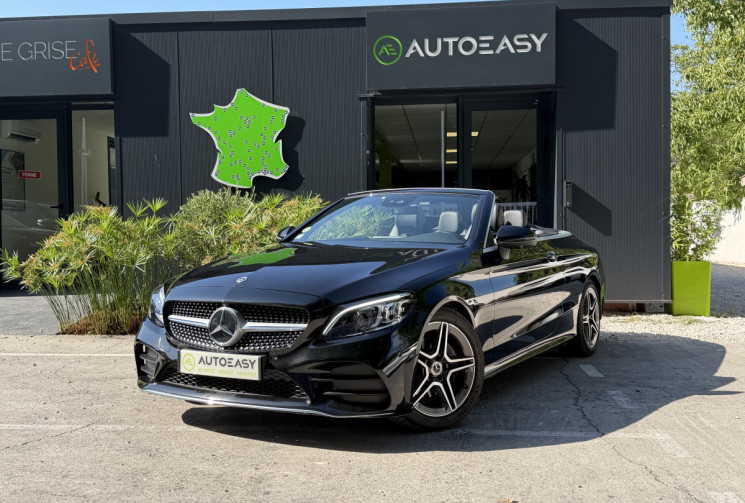 Mercedes Classe C Cabriolet 220 d 194 AMG Line 9G-Tronic / Multibeam / Burmester / Caméra 360