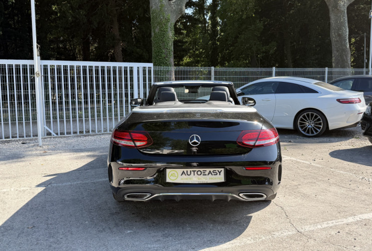 Mercedes Classe C Cabriolet 220 d 194 AMG Line 9G-Tronic / Multibeam / Burmester / Caméra 360