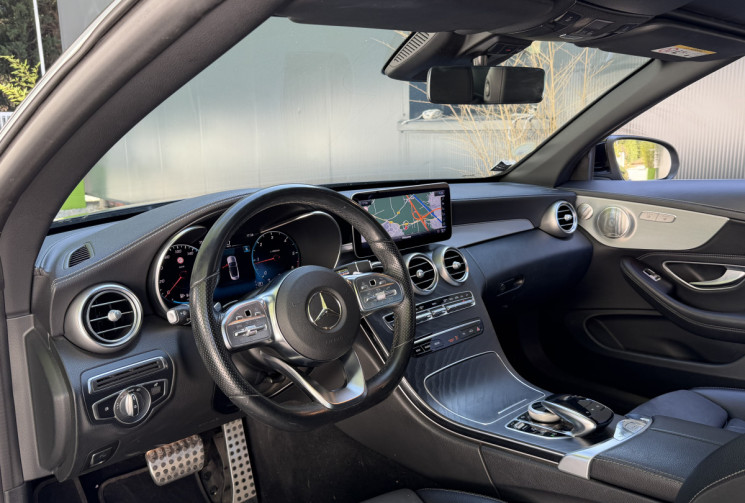 Mercedes Classe C Cabriolet 220 d 194 AMG Line 9G-Tronic / Multibeam / Burmester / Caméra 360