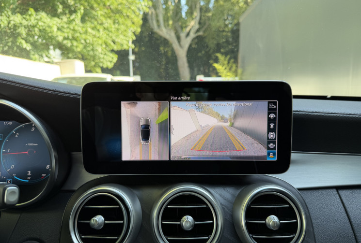 Mercedes Classe C Cabriolet 220 d 194 AMG Line 9G-Tronic / Multibeam / Burmester / Caméra 360