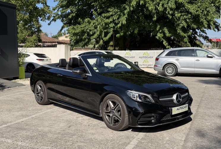 Mercedes Classe C Cabriolet 220 d 194 AMG Line 9G-Tronic / Multibeam / Burmester / Caméra 360