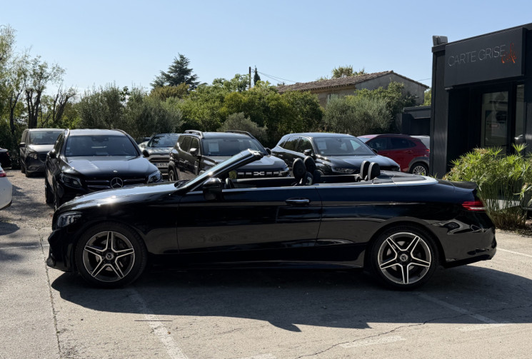 Mercedes Classe C Cabriolet 220 d 194 AMG Line 9G-Tronic / Multibeam / Burmester / Caméra 360