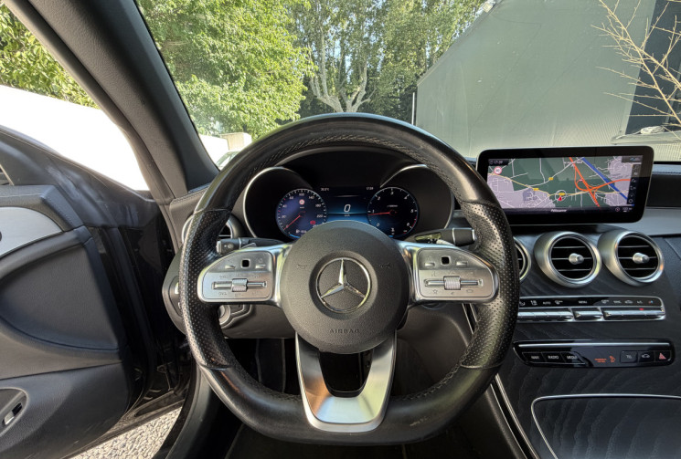 Mercedes Classe C Cabriolet 220 d 194 AMG Line 9G-Tronic / Multibeam / Burmester / Caméra 360