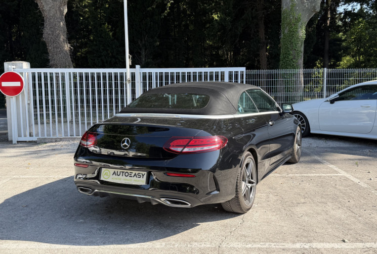 Mercedes Classe C Cabriolet 220 d 194 AMG Line 9G-Tronic / Multibeam / Burmester / Caméra 360