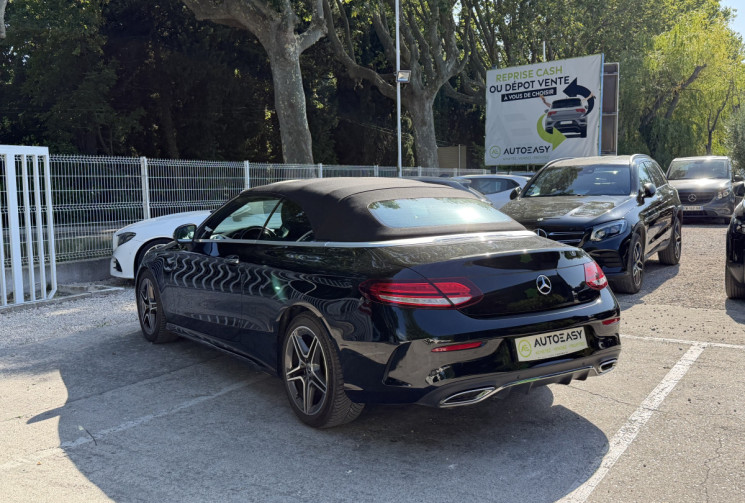 Mercedes Classe C Cabriolet 220 d 194 AMG Line 9G-Tronic / Multibeam / Burmester / Caméra 360
