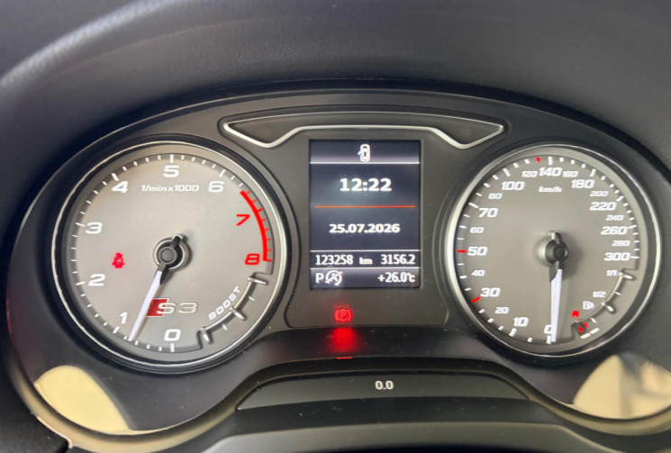 Audi S3 SPORTBACK QUATTRO 300CH-FRANCE-ENTRETIEN COMPLET AUDI-STRONIC