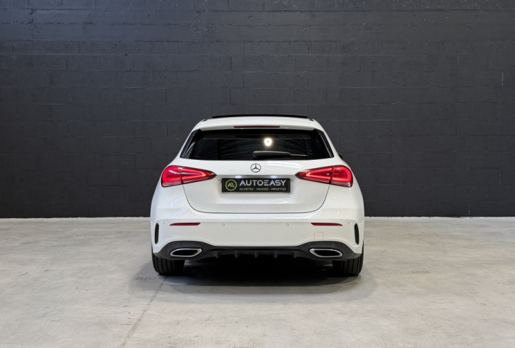 Mercedes Classe A A200 163ch AMG Line 7G-DCT - Toit ouvrant - son Burmester - cuir rouge