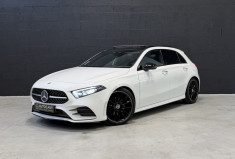 Mercedes Classe A A200 163ch AMG Line 7G-DCT - Toit ouvrant - son Burmester - cuir rouge