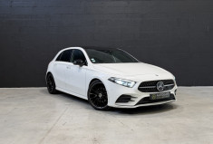 Mercedes Classe A A200 163ch AMG Line 7G-DCT - Toit ouvrant - son Burmester - cuir rouge