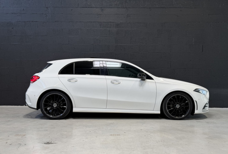 Mercedes Classe A A200 163ch AMG Line 7G-DCT - Toit ouvrant - son Burmester - cuir rouge