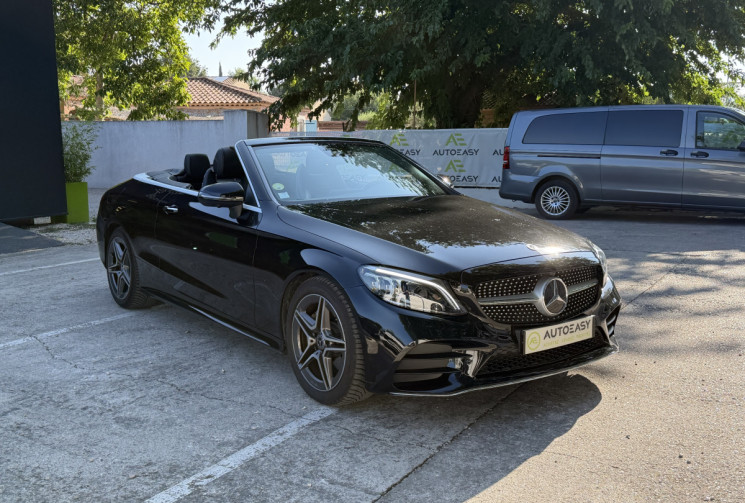 Mercedes Classe C Cabriolet 220 d 194 AMG Line 9G-Tronic / Multibeam / Burmester / Caméra 360