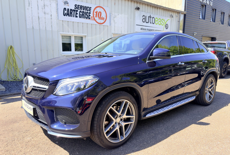 Mercedes Classe GLE Coupé 4Matic 350D 258 ch Fascin. Pack AMG *Cam 360°*Sièges Élect, Chauffants