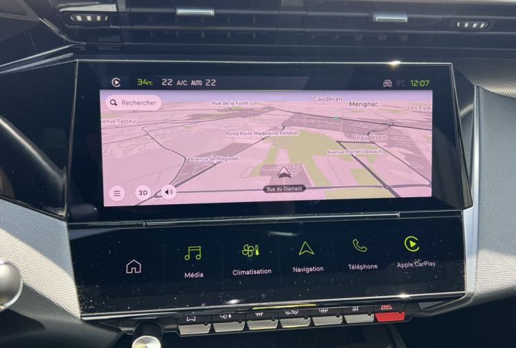 Peugeot 308 GT 130cv Full Option * Caméra 360 * Sièges Massants Chauffants * Carplay * Toit Ouvrant