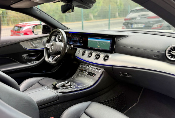 Mercedes CLASSE E Coupe 220 D 194 AMG Sportline 9G-Tronic / Premium + / Burmester / T.O / Tete haute