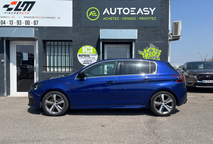 Peugeot 308 1.2 Gt Line EAT6 / Suivi COMPLET PEUGEOT / DISTRIBUTION FAITE / GARANTIE 12 MOIS