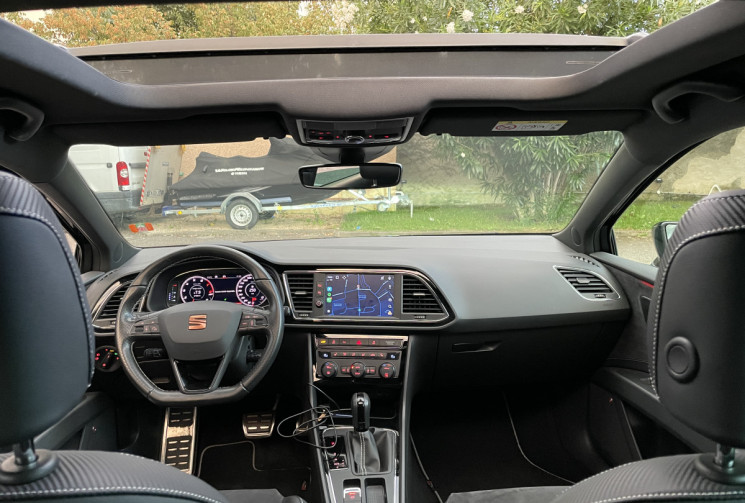 SEAT Leon 2.0 TSI 290 ch Cupra DSG7 / DIGITAL COCKPIT / Siège Chauffant / Toit ouvrant / Beats Audio