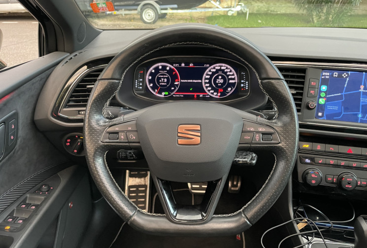 SEAT Leon 2.0 TSI 290 ch Cupra DSG7 / DIGITAL COCKPIT / Siège Chauffant / Toit ouvrant / Beats Audio