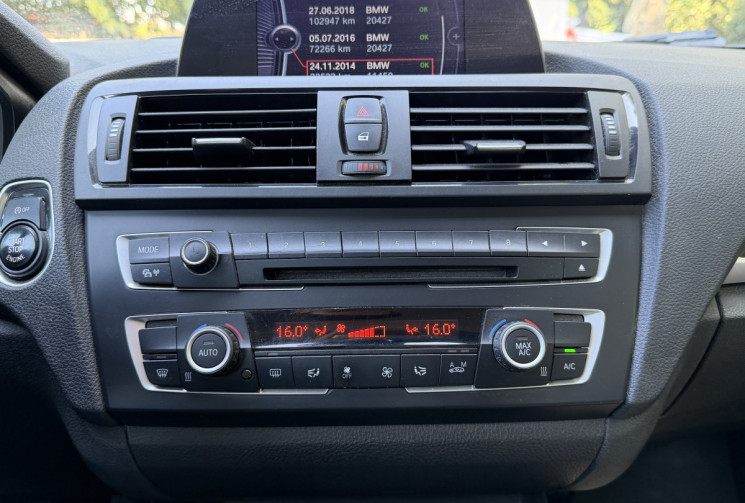 BMW Série 1 114i 102 Urban Life 3P / Radars AV AR / GPS / Keyless / Entretien à Jour