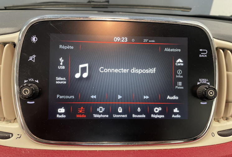 FIAT 500 1.2 70 60eme / carplay / radar ar