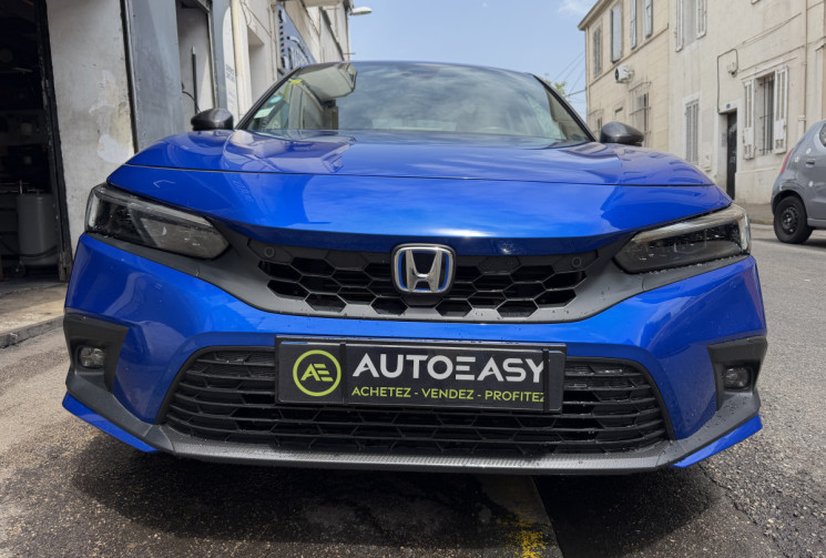 Honda Civic sport + pack carbon e:HEV 2.0 i-MMD 184 HEV e-CVT 143 cv / Origine France 1er main /