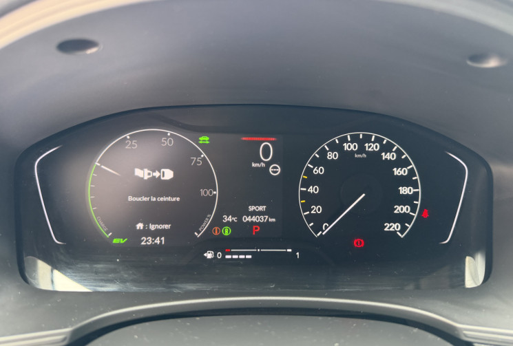 Honda Civic sport + pack carbon e:HEV 2.0 i-MMD 184 HEV e-CVT 143 cv / Origine France 1er main /