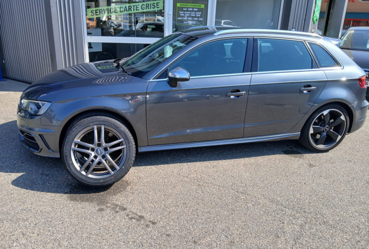 Audi S3 SPORTBACK 2.0 tfsi quattro 300 cv gris daytona